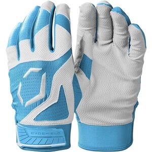 EvoShield‎ SRZ-1 Youth Batting Gloves Victory Blue White WB5712111YM Size Medium